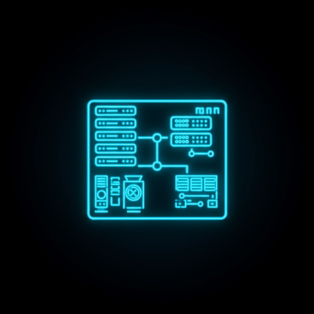 Data Center Design Icon